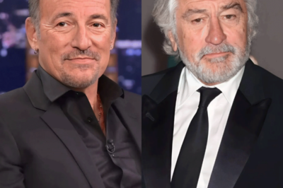 Las leyendas Bruce Springsteen y Robert De Niro