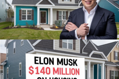 ¡El compromiso de 140 millones de dólares de Elon Musk para financiar viviendas para los necesitados!
