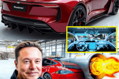 Elon Musk presenta el revolucionario «Aero-X» con un dron aéreo integrado: ¡redefiniendo la conducción autónoma!