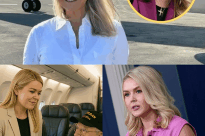 Karoline Leavitt’s First-Class Sacrifice Sparks Mid-Flight Chaos