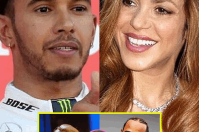 ¡Choque! Shakira Radiant con Lewis Hamilton en el programa superior en Nueva York