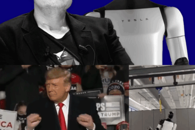 El robot Optimus de Elon Musk realiza el paso de baile de Trump