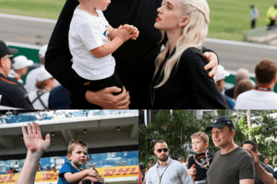 ¡Elon Musk y su hijo de 3 años, X AE A-XII, fueron vistos en una carrera de F1 en medio de la batalla por la custodia de GRIMES!