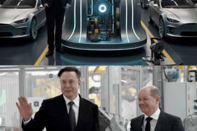 La máquina del tiempo de Musk en la fábrica de Tesla.