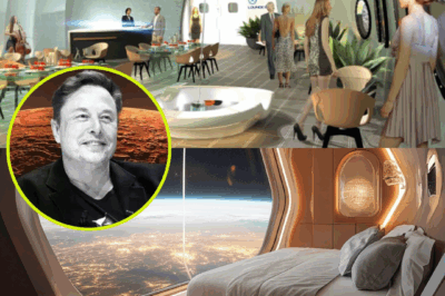 Musk está construyendo un hotel espacial para millonarios en Marte.