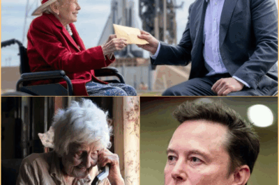 Una mujer de 99 años le entrega a Elon Musk una carta que lo cambia todo.