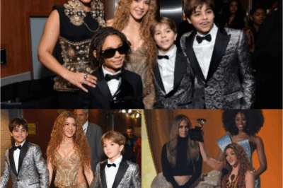 El incomodo momento de Shakira con uno de sus hijos en los Grammys(VIDEO)