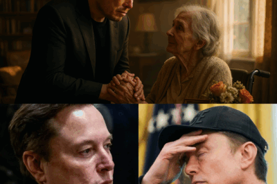 Elon Musk Visited a Forgotten Woman in a Nursing Home — And Uncovered a Billion-Dollar Empire Built on Dead Elderly, Blood, and the Same Fire That Nearly Burned Him Alive at Age 10