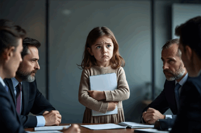 Ceo En Pánico Sin Intérprete… Hasta Que La Hija De La Limpiadora Sorprende A Todos