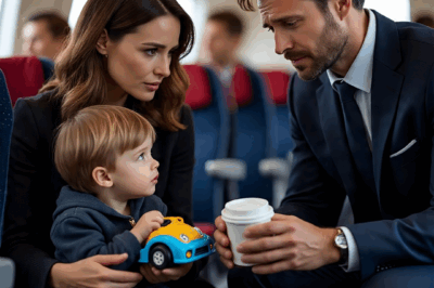 En ese instante de asombro en el aire, los ojos inocentes del niño se iluminaron de repente, mirando hacia adelante y gritando “¡Papá!” con entusiasmo. La madre miró la mano de su hijo y se quedó atónita.
