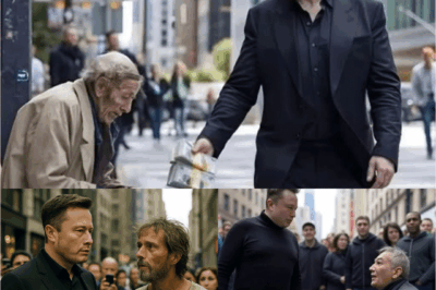 Elon Musk bets $2 million on a homeless man in the middle of the street – 30 days later, he shows up at Tesla headquarters and reveals a secret that shakes the entire world.