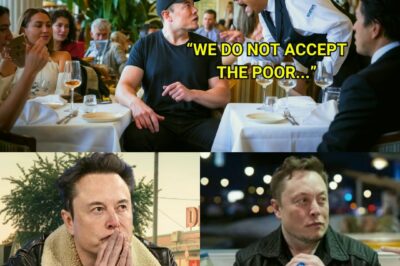 “This place isn’t for people like you!” – A waiter coldly kicked out a casually dressed man from a 5-star restaurant, unaware it was Elon Musk. 48 hours later, he returned and with a single tap, froze the entire system—leaving the staff in stunned silence.