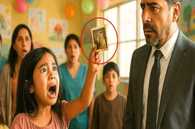 NIÑA DE 8 AÑOS GRITA “¡PAPÁ!” AL VER A UN MILLONARIO — Y LE MUESTRA UNA FOTO QUE LO DEJA EN SHOCK…