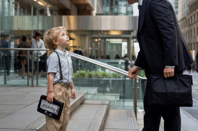 “Por favor, solo 10 dólares,” suplicó el niño para lustrarle los zapatos al CEO — cuando le dijo que era para salvar a mamá…
