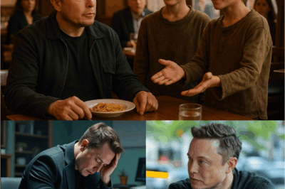 “Wanna Join Us for Lunch?” — Homeless Twins Invite a Lonely Stranger to Eat With Them, Unaware It’s Elon Musk… And What He Pulled Out of His Pocket Left Everyone Stunned