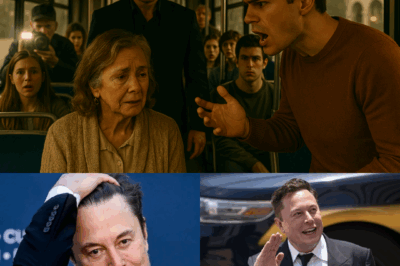 Son Yells at His Elderly Mother on the Bus — Elon Musk Stands Up in the Crowd and Says 17 Words That Leave Everyone Breathless, Even the Driver Forgets to Drive