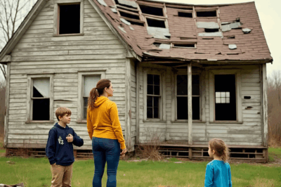 Una madre divorciada renueva su vieja casa con sus hijos para empezar una nueva vida. Lo que encontraron dentro… sorprendió a todos.