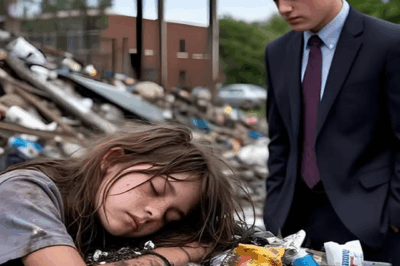 Una niña estaba tumbada en un contenedor de basura cuando el hombre más rico se acercó a ella… Y lo que descubrió lo sacudió hasta lo más profundo de su ser.