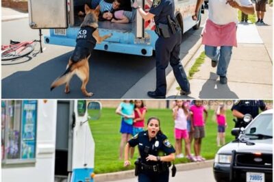 Un perro ladró a un camión de helados. Lo que la policía encontró dentro conmocionó a toda la nación.