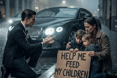 A TYCOON STOPS HIS CAR WHEN HE SEEES A HOMELESS WOMAN WITH CHILDREN. WHEN HE RECOGNIZES HER, HIS WORLD CRASHES TOGETHER.