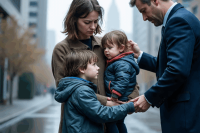 A millionaire sees a beggar woman with two children and recognizes her. What she did left everyone in shock.