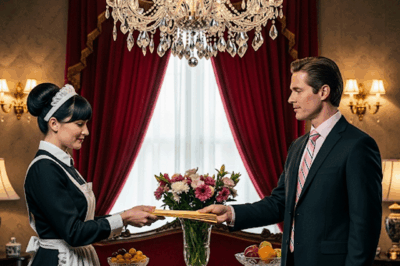 “Translate this and my salary is yours”… but the maid made the millionaire look ridiculous.