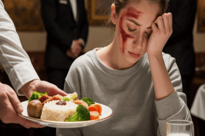 My stomach growled like a stray dog, and my hands were freezing. I walked along the sidewalk, looking at the illuminated restaurant windows, the smell of freshly cooked food that hurt more than the cold. I didn’t have a single coin.