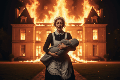 The fire was devouring the mansion: what the maid saved left everyone breathless