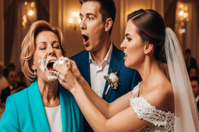 The Groom Turned Pale: The Bride Smacked the Mother in Law with a Cake Amid Guests’ Screams