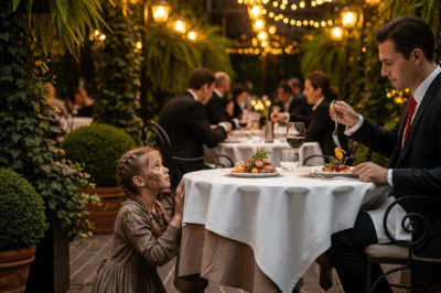 “Do you have any leftovers?” the hungry child whispered? The billionaire’s answer made everyone cry…