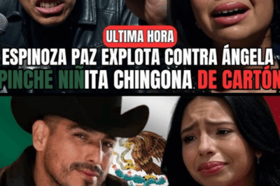 ¡ESPINOZA PAZ HUMILLA a ÁNGELA AGUILAR tras LLAMARLO “ANTIMUSICAL”