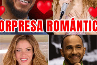 Lewis Hamilton sorprende a Shakira con romántica serenata en México