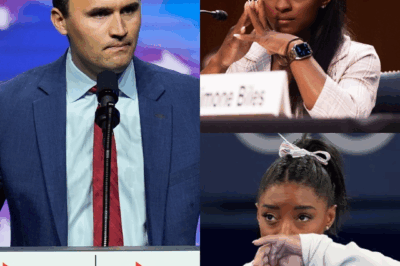 She wasn’t flipping on the beam or flying through the air — she was walking away….