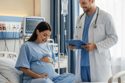 The doctor who delivered the baby was unexpectedly my ex-husband, and in the pain, I screamed 9 words that made him blush.