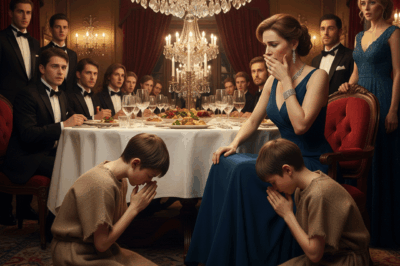 Two Homeless Boys Come To The Billionaire’s Table