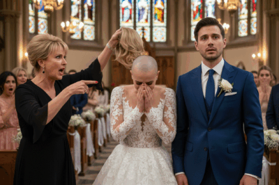 At my wedding, my mother in law suddenly ripped off my wig in front of all the guests… and then something no one expected happened!