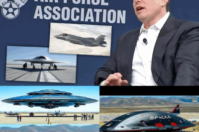 In a jaw-dropping reveal that feels straight out of science fiction, Elon Musk has just unveiled a UFO-inspired fighter jet said to defy the very laws of physics. With a design unlike anything the aviation world has ever seen, the craft reportedly harnesses breakthrough propulsion technology that could transform the future of flight—and warfare. Attendees at the unveiling described the jet’s movements as “otherworldly,” gliding with silent precision and speeds thought impossible by conventional standards. Musk declared it a leap toward “reimagining what’s possible,” sparking global debate over whether humanity is witnessing the dawn of a new era in aerospace. Social media exploded within minutes, with hashtags trending worldwide and experts scrambling to make sense of the shocking technology.