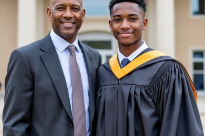 En su graduación nadie se acercó… hasta que un padre soltero lo hizo