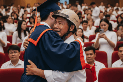 Despite being called a “xe om” by his friends because of his old clothes, Tuan still buried himself in math formulas.