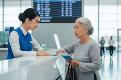 By chance, she helped a woman in trouble at the airport. The receptionist unexpectedly became the daughter-in-law of a wealthy family. From here, her fate changed forever.