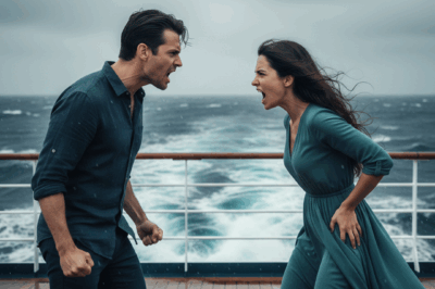 The husband pushed his wife into the sea to be with his lover.