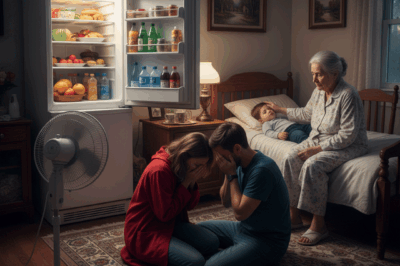 The daughter-in-law was busy on a business trip, leaving the child in the care of the grandmother. When she returned, she found the house still tidy and the child sleeping soundly, but when she opened the refrigerator, the young mother suddenly screamed and fainted.