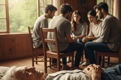 82 years old, widowed, Mr. Bay lives on welfare and a small plot of land. His five successful children only visit him occasionally.