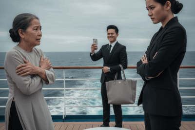 “Time To Meet The Sharks!” The Son And His Wife Pushed Their Old Mother Into The Sea To Steal Her $10 Million.