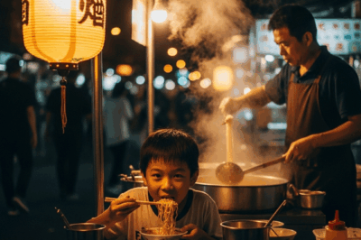 Every night, a poor lottery ticket seller stopped by the pho restaurant to ask for soup to put on his rice.