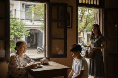 Visiting my old maid’s house, I was stunned when a child appeared.