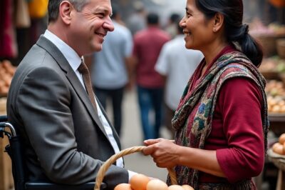 A billionaire wheelchair-bound CEO met a humble egg seller.