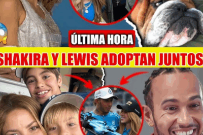 Lewis Hamilton sorprende a Shakira al adoptar un perrito para sus hijos”