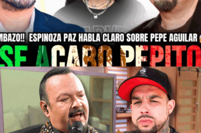 ESPINOZA PAZ FIRMA con DISQUERA RIVAL y PEPE AGUILAR EXPLOTA en VIVO 🚨