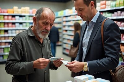 Papá arruinado compra pañales con su último dólar y la inesperada reacción de una CEO millonaria